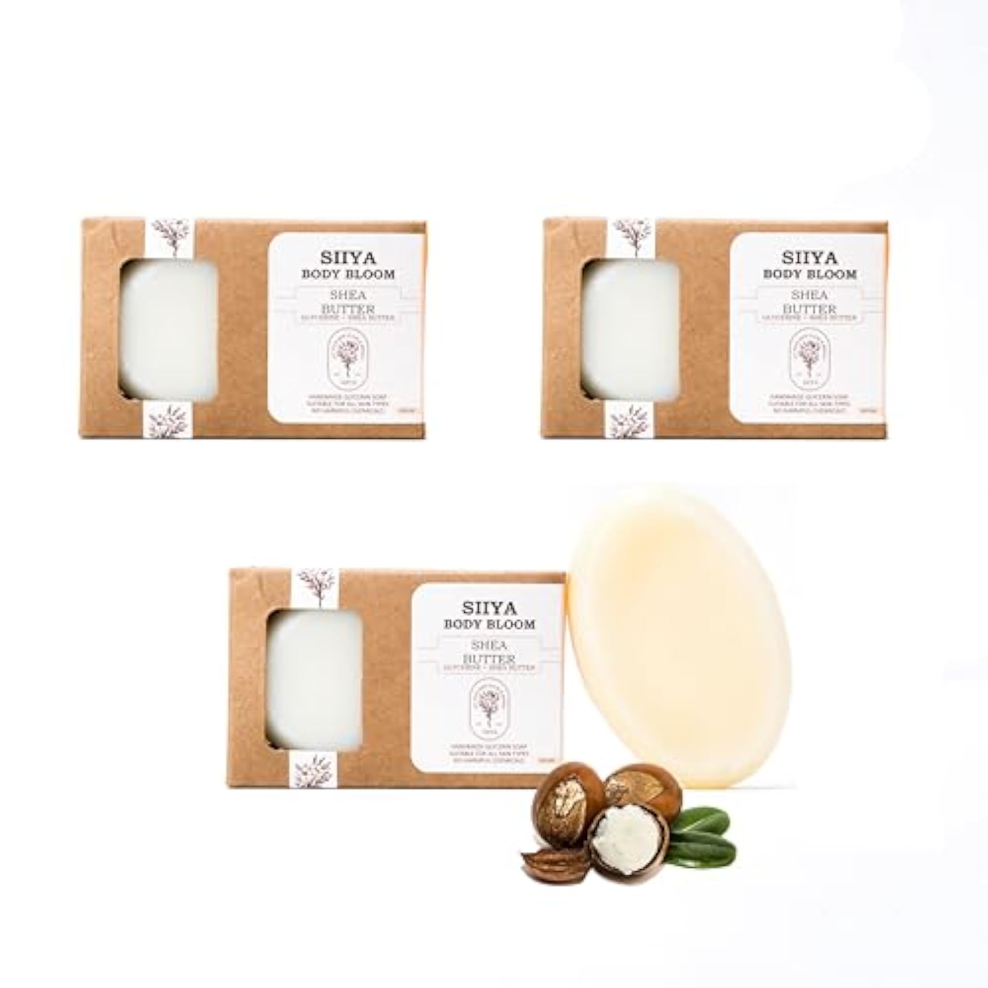 Shea Butter Moisturizing Soap for Dry Skin, Natural Cleanser